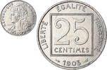 France 25 Centimes Monnaie, Patey, Paris, Nickel, Gadoury:362 -
