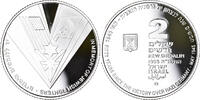 Israël 2 New Sheqalim Monnaie, Kongsberg, Norway, FDC.BE, Argent -