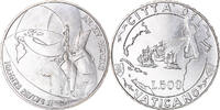 Cité du Vatican 500 Lire 1992 Roma Monnaie, John Paul II, Roma, FDC, Argent