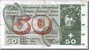 Suisse 50 Franken Billet, 1957-10-04 -