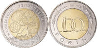 Hongrie 100 Forint Monnaie, Musée de la monnaie, Bimetallic -