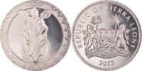 Sierra Leone Dollar Monnaie, Zébre, Cupro-nickel, KM:New -