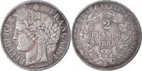France 2 Francs Monnaie, Cérès, Paris, Argent, Gadoury:530a -