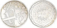 France 5 Euro Liberté, Argent, Gadoury:EU645 -