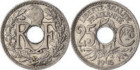 France 25 Centimes Monnaie, Lindauer, Nickel, Gadoury:379, KM:867 -