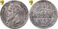France 50 Centimes Napoléon III, Paris, Argent, PCGS -