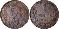 France Centime Monnaie, Dupuis, Paris, Bronze, Gadoury:90, KM:840 -