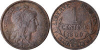 France Centime Monnaie, Dupuis, Paris, Bronze, Gadoury:90, KM:840 -