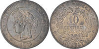 France 10 Centimes Monnaie, Cérès, Paris, Bronze, Gadoury:265a -