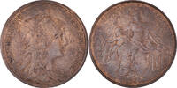 France 10 Centimes Monnaie, Dupuis, Paris, Bronze, Gadoury:277 -