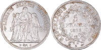 France 5 Francs Monnaie, Hercule, Paris, Argent, Gadoury:745a -