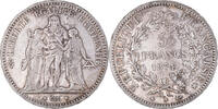 France 5 Francs Monnaie, Hercule, Paris, Argent, Gadoury:745a -