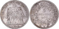 France 5 Francs Monnaie, Hercule, Paris, Argent, Gadoury:745a -