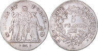 France 5 Francs Monnaie, Union et Force, Bayonne -