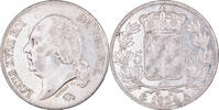 France 5 Francs Monnaie, Louis XVIII, Paris, Rare in this quality -