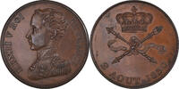 France 5 Francs Monnaie, Henri V, module de 5 Francs, Bronze -