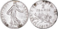 France 2 Francs Monnaie, Semeuse, Paris, Argent, Gadoury:532 -
