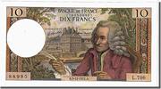 France 10 Francs Billet, 10 F 1963-1973 ''Voltaire'', 1971-11-05 -