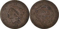 États-Unis Cent Monnaie, Coronet Cent, Philadelphie, Cuivre, KM:45 -