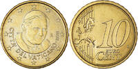 Cité du Vatican 10 Euro Cent Rome, BU, Laiton, KM:385 -