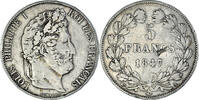 France 5 Francs Monnaie, Louis-Philippe, Paris, Argent -