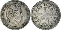 France 5 Francs Monnaie, Louis-Philippe, Lille, Argent -