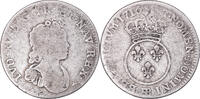 France 12 Sols, 1/10 ECU Monnaie, Louis XV, 1/10 Écu Vertugadin -