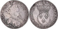 France Ecu Vertugadin Monnaie, Louis XV, Paris, Argent, KM:414.1 -