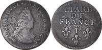 France Liard de France Monnaie, Louis XIV, Lille, Cuivre -