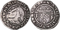 France 1/2 Teston Monnaie, François Ier, Lyon, Argent -