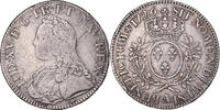 France Ecu aux branches d'olivier Monnaie, Louis XV, Paris, Argent -