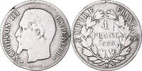 France Franc Monnaie, Napoleon III, Paris, Argent, Gadoury:460 -