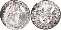 France Ecu Monnaie, Louis XIV, Écu aux palmes, Rennes, réformé -