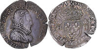 France Teston, 3e type au col fraisé Monnaie, Henri III, Paris -