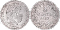 France 5 Francs Monnaie, Louis-Philippe, Rouen, Argent -