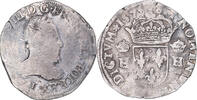 France Teston, 4e type au col plat Monnaie, Henri III, Nantes -