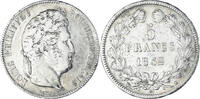 France 5 Francs Monnaie, Louis-Philippe, La Rochelle, Argent -
