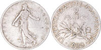 France 2 Francs Monnaie, Semeuse, Paris, Argent, Gadoury:532 -