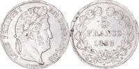 France 5 Francs Monnaie, Louis-Philippe, Rouen, Argent -