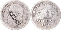 France 50 Centimes Monnaie, Napoleon III, Bordeaux, Satirique -