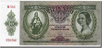 10 Pengö 1936 Ungarn Geldschein, 1936-12-22, UNZ UNZ