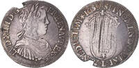 France 1/2 Ecu Monnaie, Louis XIV, 1/2 Écu à la mèche longue, Bayonnne -