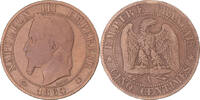 France 5 Centimes Monnaie, Napoleon III, Paris, Bronze, Gadoury:155 -