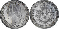 France Écu au bandeau Monnaie, Louis XV, Bayonne, Argent -