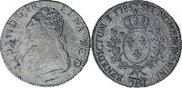 France Écu de Béarn aux branches d'olivier Monnaie, Louis XVI, Pau -