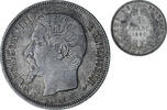 France Franc Monnaie, Napoleon III, Paris, hand, Argent -