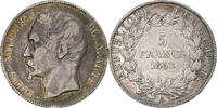 France 5 Francs Monnaie, Napoléon III, Paris, Argent, Gadoury:726 -