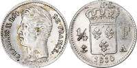 France 1/4 Franc Charles X, Paris, Argent, Gadoury:353, KM:722.1 -