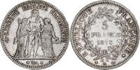 France 5 Francs Hercule, Paris, Argent, Gadoury:745a, KM:820.1 -