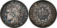 France Franc Cérès, Paris, Argent, Gadoury:465a, KM:822.1 -